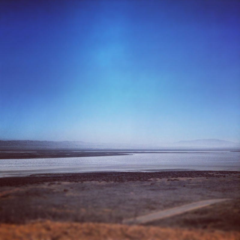 The view of Soda Lake from the monument